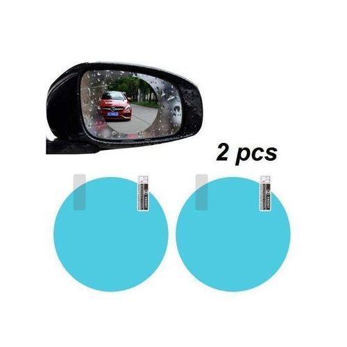 2 pcs films Anti-buées Anti-pluies pour rétroviseurs de voiture