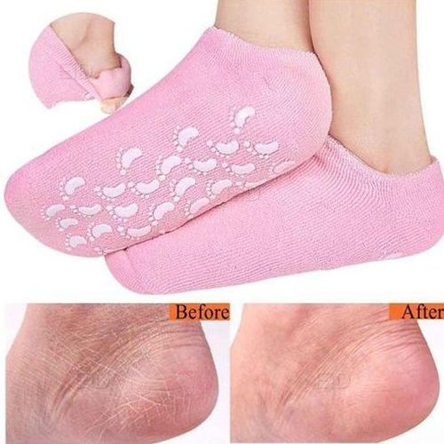 Chaussettes de gel de spa en siliconesoin des pieds hydratantprotection de la peau fissure