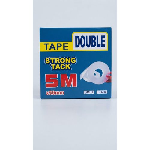 Ruban Adhésif Double Face Transparent Double Tape Strong Tack 5M x 50mm