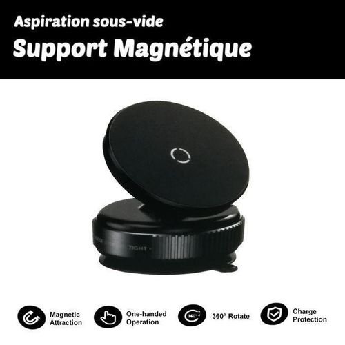 Support Téléphone pour voiture Fixation Magnétique Support universel