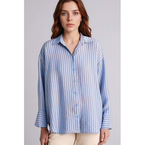 Tunique chemise rayée Coupe décontractée