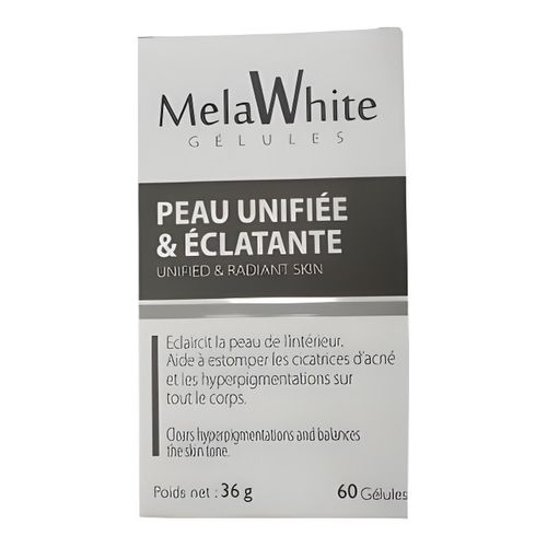 MelaWhite - Peau Unifiée & Éclatante - 60 Gélules
