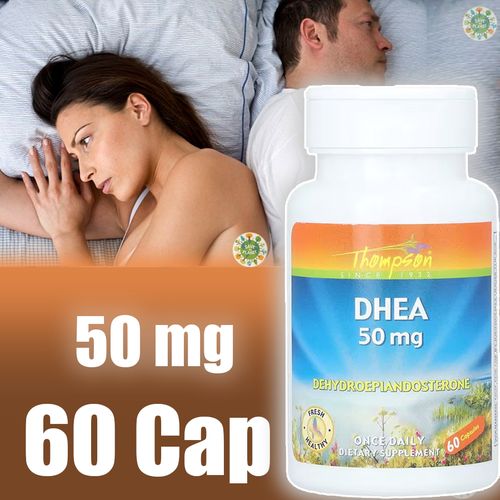 DHEA, 50 mg, 60 capsules