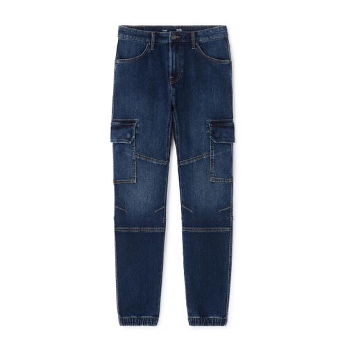 Jean cargo slim coton stretch - DOUBLE STONE -