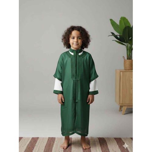 Jabador Marocain Traditionnel pour Enfants – 3 Pièces Élégant pour Aïd et Occasions