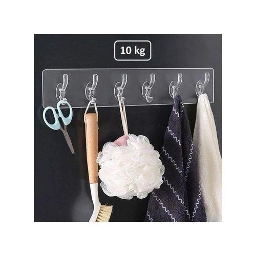 Crochets Invisibles Muraux Adhésifs, Transparents et Résistants à l'Eau pour Décoration