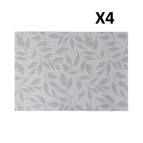 4 Sets de table gris