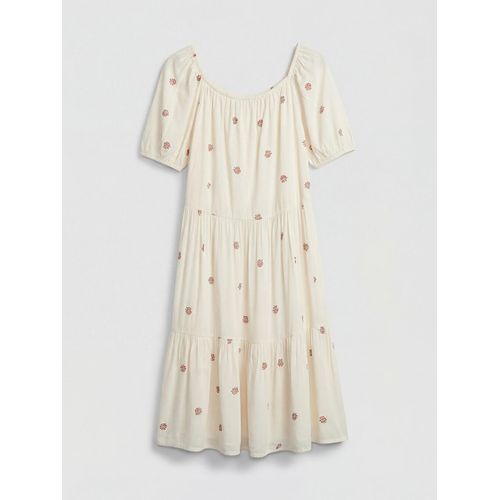 Robe imprimée à encolure en U pour fille