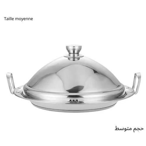 Tajine en Acier Inoxydable – Parfait pour des Saveurs Riches et Uniques