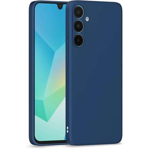 Pochette silicone liquide pour Samsung A16 4G 5G Bleu