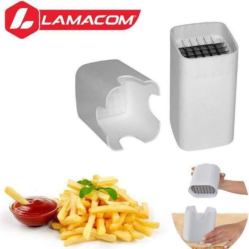 Lamacom Coupe frites manuel Tata Frita Poussoir Découpe des pommes de terre pratique
