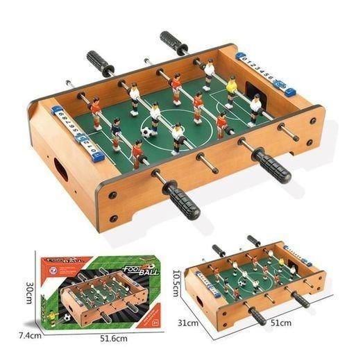 Table football babyfoot en bois pour 2 joueurs