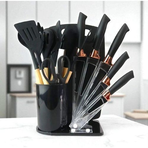 Ensemble doutils Ustensiles de Cuisine et Couteaux cuisine