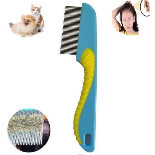 Peigne à Poux en Inox pour les Cheveux d'enfants, Brosse pour Retirer les Lentes