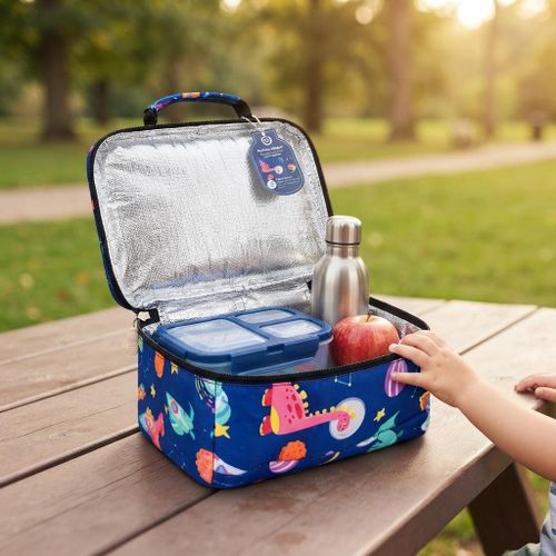 Boîte à Déjeuner Isotherme Astronaute pour Enfants Sac Repas Portable