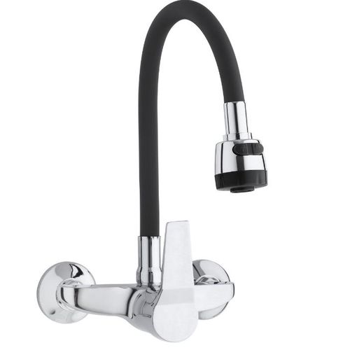 صنبور خلاط مطبخ جداري مع صنبور دوار مرن للمطبخ