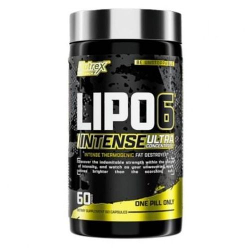 Lipo6 Black Ultra Concentré Intense - 60 Caps - Thermogénique pour Sèche et Définition
