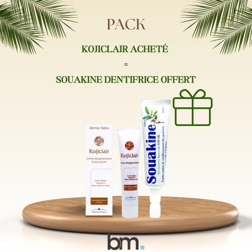 Kojiclair Creme Depigmentante 30ML+souakine Pate Pack