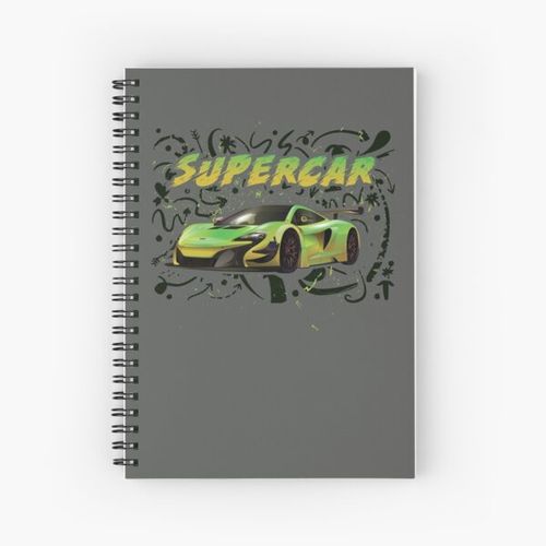 Fast and Furious Electrifying SUPERCAR Spiral Notebook Bloc note