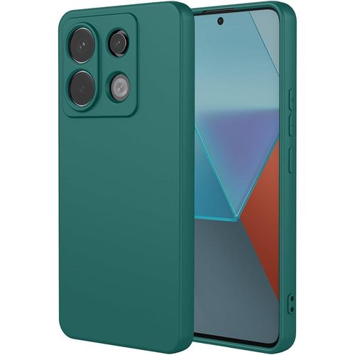 Pochette Silicone liquid pour Xiaomi Redmi Note 13 Pro 5G - vert