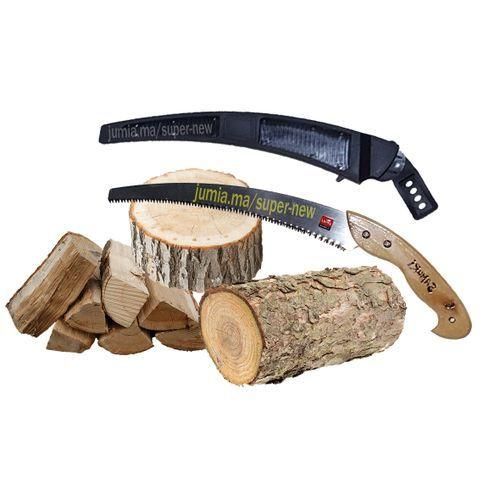 Scie à Denture Large – Idéale pour Menuiserie, Jardinage et Élagage d'Arbres Fruitiers