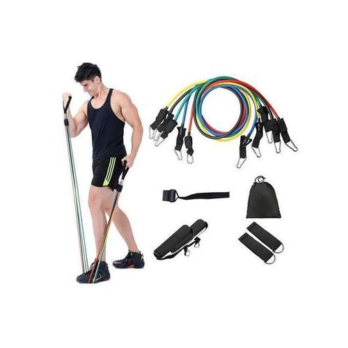Kit bandes de résistance-11pcs Rope Fitness Exercises Resistance Bands Crossfit