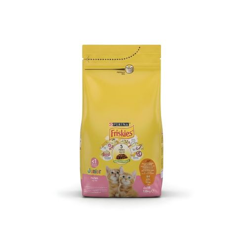 Croquettes pour chats - Poulet et Lait - Junior - 1.5kg