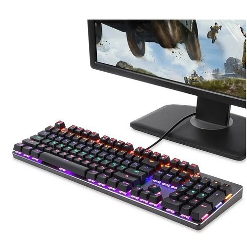 Clavier Mécanique à lumière mixte, avec effet de lumière RGB personnalisé