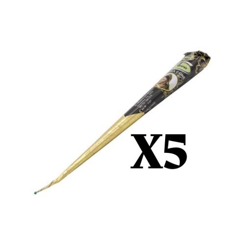 5 Hénné Indien noir en cône