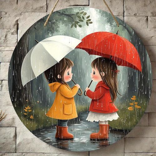 Plaque Dcorative Ronde en Bois Thme Plantaire Imprime en 2D Plat Convient pour Bar Cuisine Caf Salon Bureau Fte Cadeau de Festival Dimensions 2032x2032cm