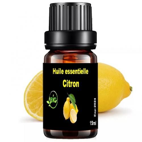 Huile essentielle de citron BIO 100% naturel