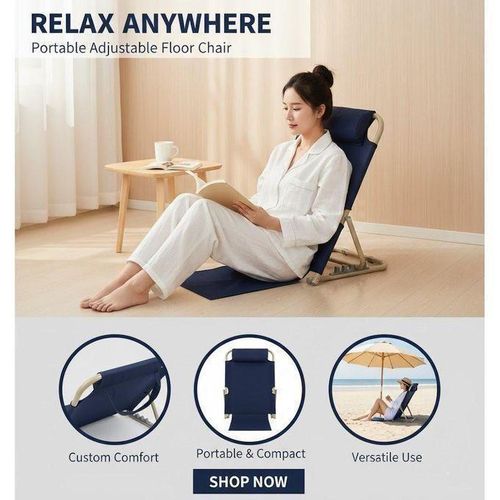 Dossier de Lit Réglable et Pliable avec Appui-Tête – Support Lombaire Ergonomique pour Patients, Personnes Âgées, Allaitement ou Lecture – Chaise de Lit Portable Confortable et Antidérapante, Haute Qualité