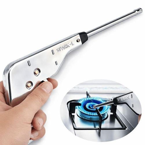Spark-L Allume-gaz électronique – Multi-usage, sans piles, allumage rapide pour gaz naturel, propane et cuisinières – Design ergonomique pour usage domestique et professionnel