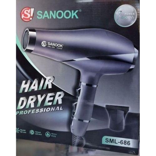 Sèche-Cheveux Professionnel SANOOK 4500W – Séchage Ultra Rapide, Puissance Maximale, Idéal Salon & Usage Quotidien