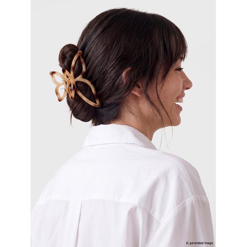 Pince à griffes pour femme à motif papillon