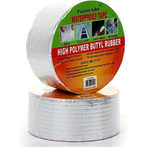 Ruban adhésif étanche de 10 M pour réparation de fuites de toit, véranda et fenêtres en acier coloré