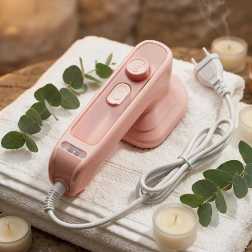 Mini fer à vapeur portable pour vêtements – Couleur et design aléatoires