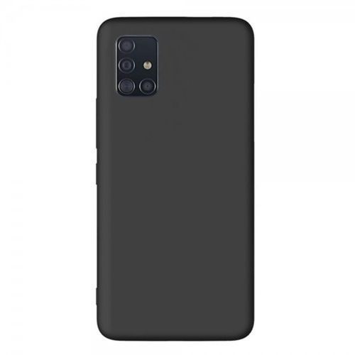 Coque Silicone liquide pour Samsung Galaxy A52 Noir