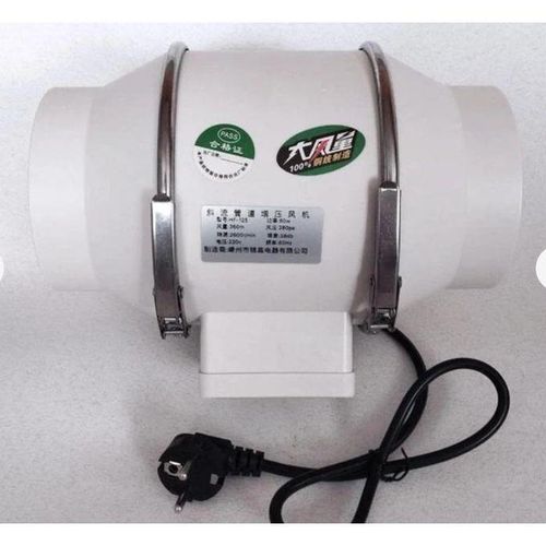 Ventilateur de conduit silencieux 100 mm – Extracteur d’air compact à faible consommation – Modèle HF-100