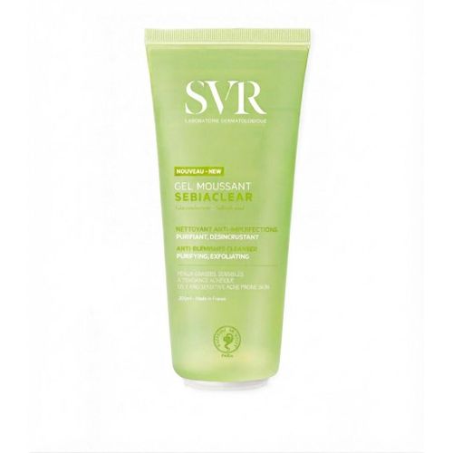 Sebiaclear Gel Moussant – Nettoyant Anti-Imperfections, Purifiant & Désincrustant (200ml)