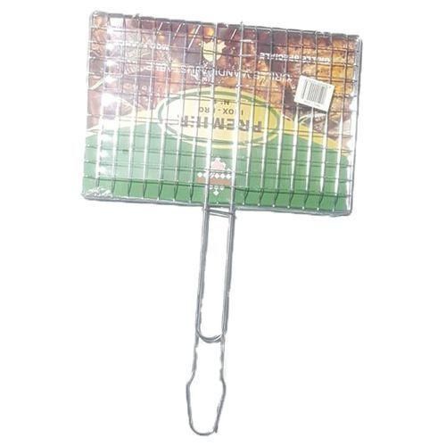 Grille de Barbecue Double en Métal - Plaques Rectangulaires 30 x 20 cm pour Cuisson