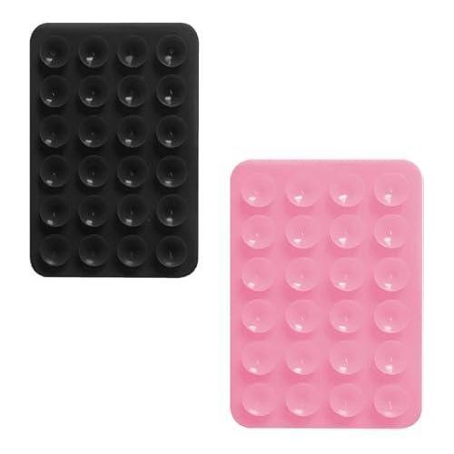 2 Pc Support de Coque de Téléphone à Ventouse en Silicone, pour iPhone et Android
