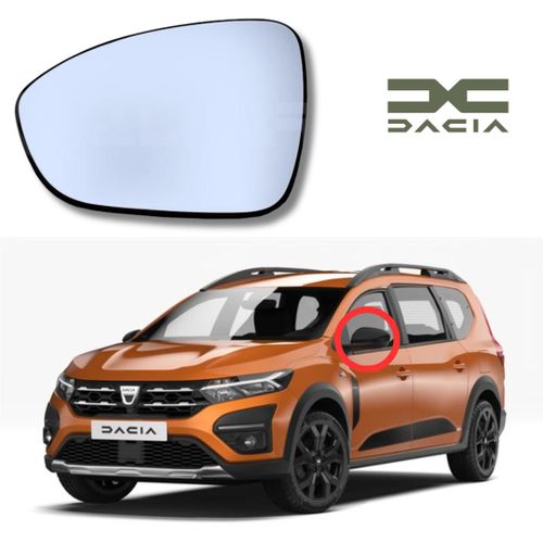 Verre Rétroviseur Gauche pour Dacia Jogger