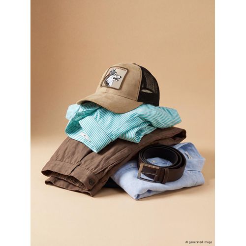 Casquette de baseball pour homme aspect suédine