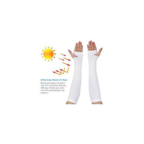 1 Paire Manchons de Bras Compression Rafraîchissants Anti-UV UPF 50+ – Manchettes Protection Solaire Unisexes Homme Femme–Couvre-Bras Respirants, Élastiques, Anti-Transpiration–Idéal Sport Plein Air, Cyclisme, Running, Golf, Randonnée, Fitness