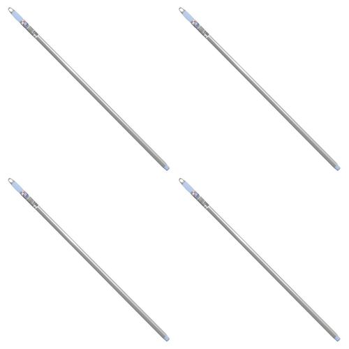 Lot de 4 - Manche à Vadrouille télescopique - Aluminium Léger - Pour Nettoyage Domestique - 120cm