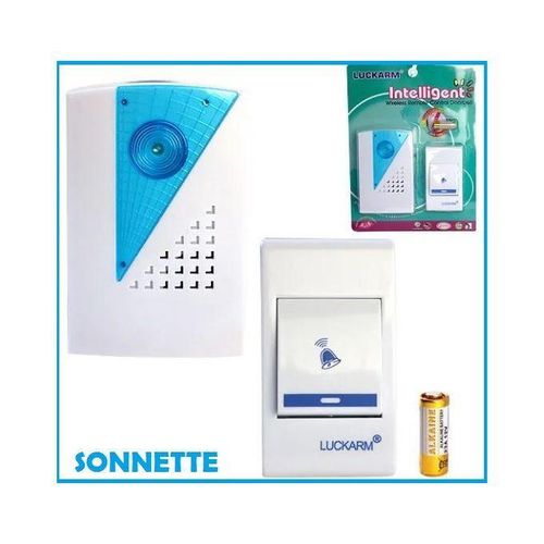 Sonnette sans fil intelligente télécommandée avec 32 mélodies // Système d'alarme domestique de sonnette à télécommande