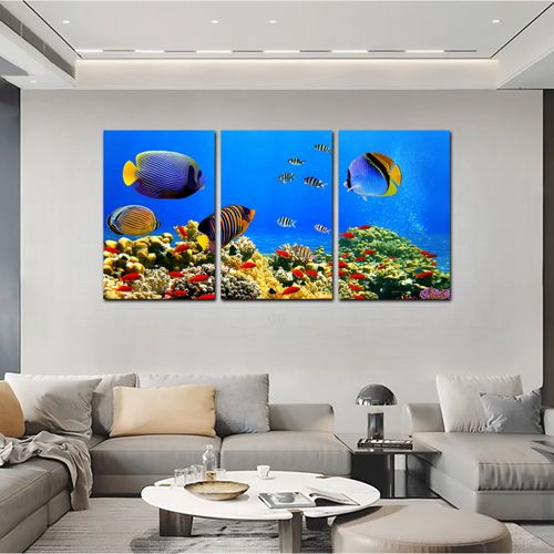 Tableau Decoration Mural Tableaux Decoratifs 99 x 50 - Multicolor