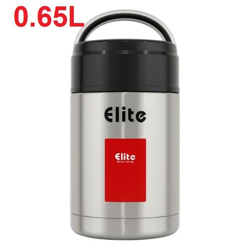 Boîte Repas Isotherme 0.65L - Thermos Porte Aliments en Acier Inoxydable