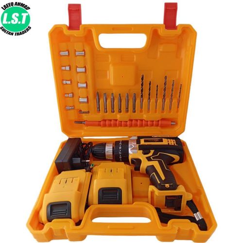 مجموعة مثقاب ومفك لاسلكي فائقة التكامل مع حقيبة حمل